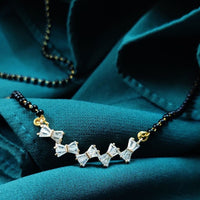 Thumbnail for Fancy American Diamond Mangalsutra - Abdesignsjewellery