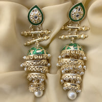 Thumbnail for Green Antique High Quality Fusion Earring - Abdesignsjewellery
