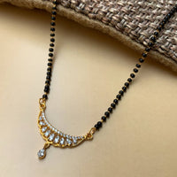Thumbnail for Elegant American Diamond Leaf Mangalsutra - Abdesignsjewellery