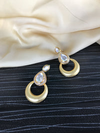 Thumbnail for Partywear Gold Plated Kundan Earring