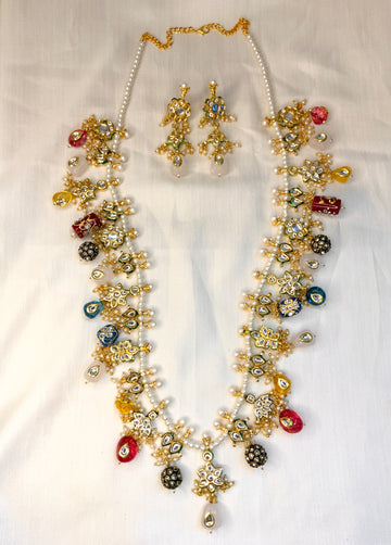 High Quality Multi Colour Jaipuri Stone Mala