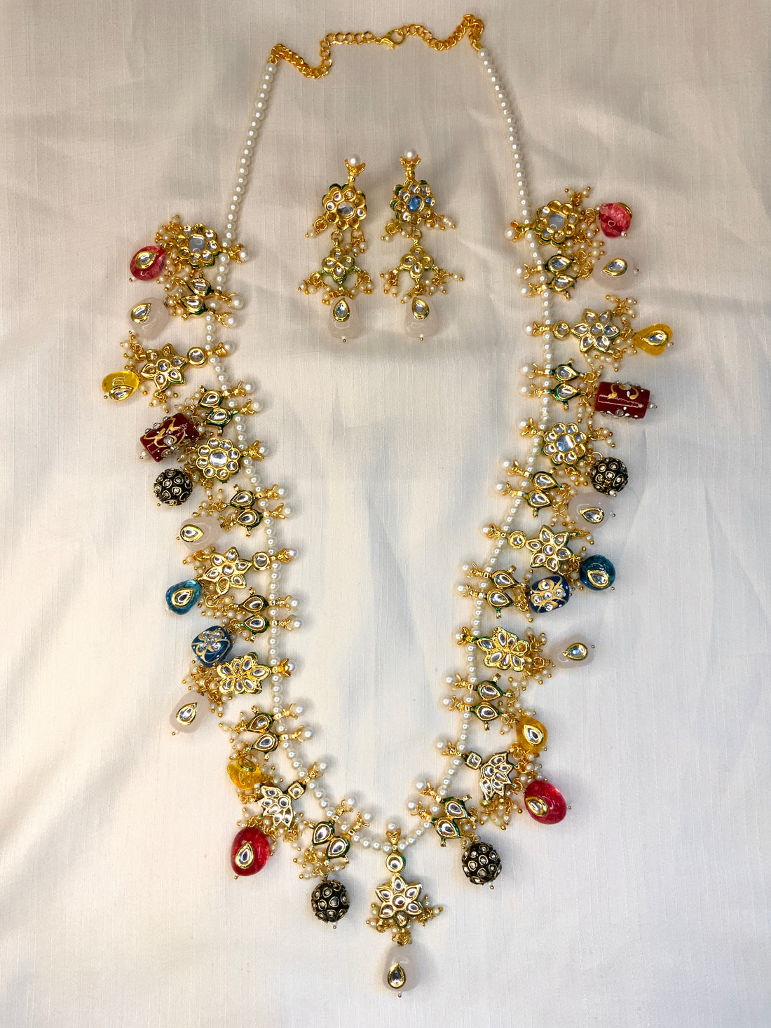 High Quality Multi Colour Jaipuri Stone Mala