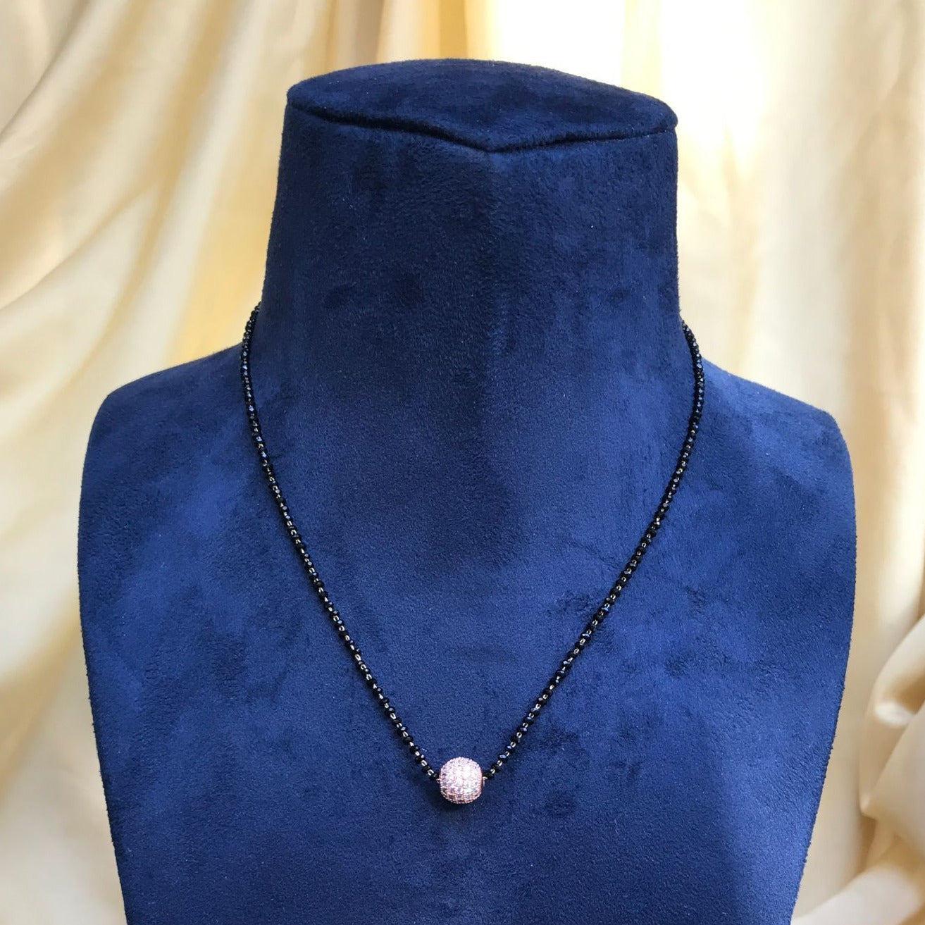 Rose Gold Round Mangalsutra