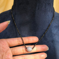 Thumbnail for Round Silver Ball Mangalsutra - Abdesignsjewellery