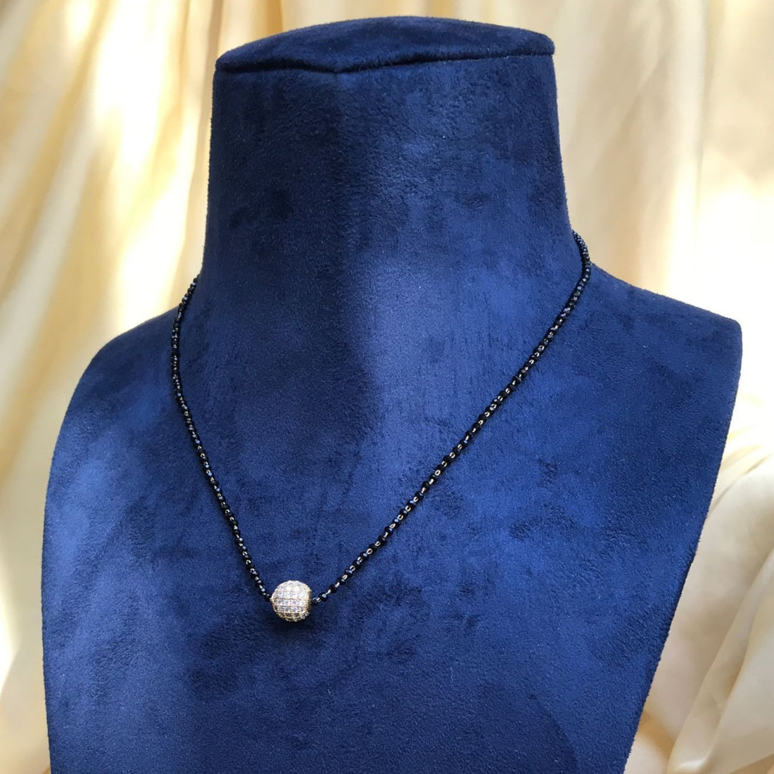 Exquisite Gold Ball Mangalsutra - Abdesignsjewellery