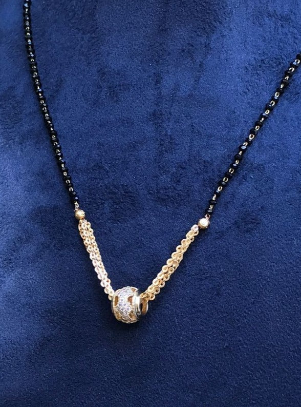 New Golden Ball Mangalsutra - Abdesignsjewellery