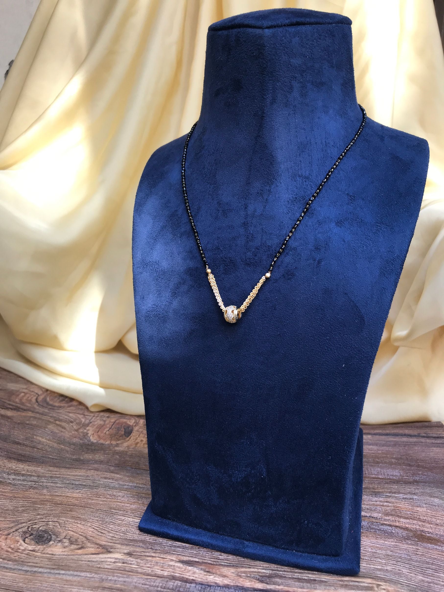 New Golden Ball Mangalsutra - Abdesignsjewellery