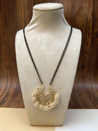 Thumbnail for Beautiful Round Pearl Drop Mangalsutra - Abdesignsjewellery