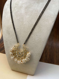 Thumbnail for Beautiful Round Pearl Drop Mangalsutra - Abdesignsjewellery