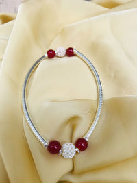 Thumbnail for High Quality Pearl Ball Anklet - Abdesignsjewellery