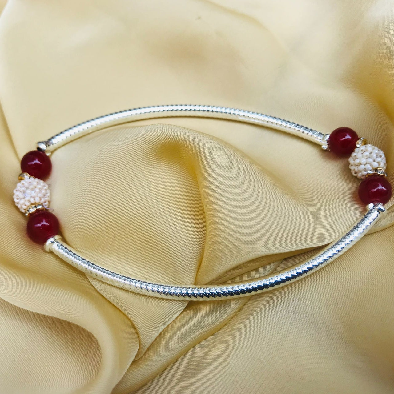 High Quality Pearl Ball Anklet - Abdesignsjewellery