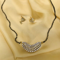 Thumbnail for Floral American Diamond Mangalsutra