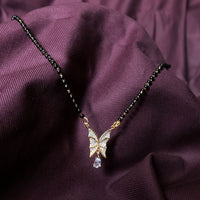 Thumbnail for Butterfly Diamond Mangalsutra - Abdesignsjewellery