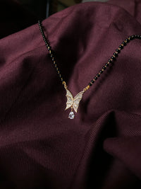 Thumbnail for Butterfly Diamond Mangalsutra - Abdesignsjewellery