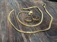 Thumbnail for Elevated Gold Anklet Toerings Combo Jewellery - Abdesignsjewellery