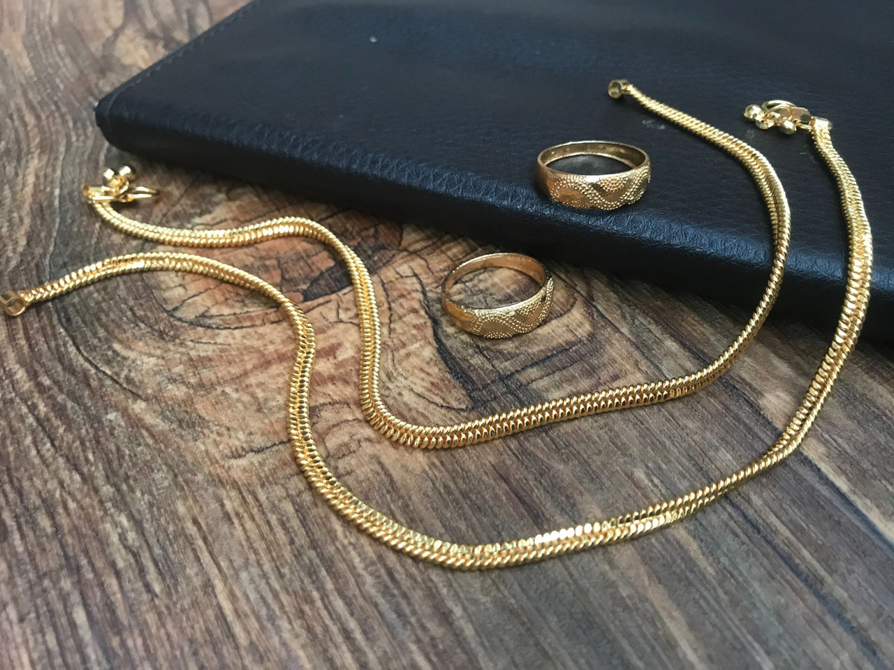 Elevated Gold Anklet Toerings Combo Jewellery - Abdesignsjewellery