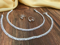 Thumbnail for Bold Look Silver Anklet Toerings Combo Jewellery - Abdesignsjewellery