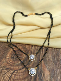 Thumbnail for Double Gold Stone Mangalsutra