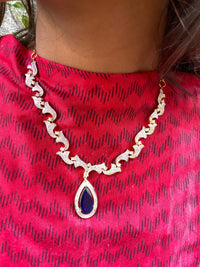 Thumbnail for lovely American Blue Diamond Necklace