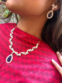Thumbnail for lovely American Blue Diamond Necklace