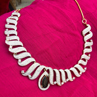 Thumbnail for Charming Blue Diamond Necklace