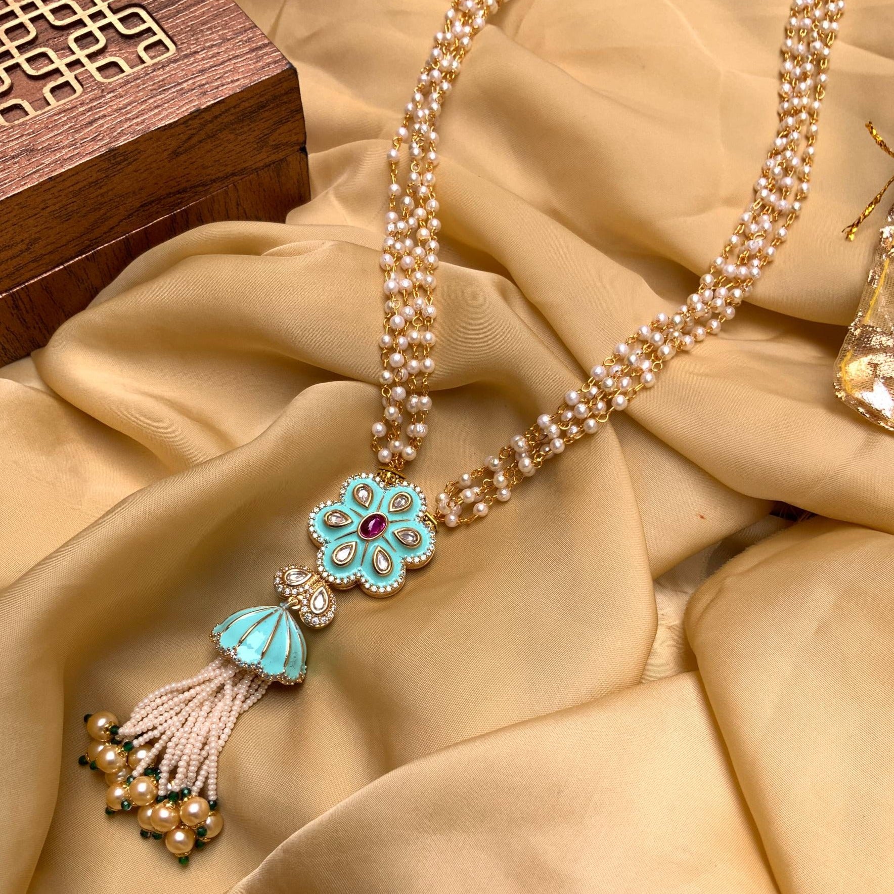 Stunning Kemp Stone Mala - necklace by Abdesigns Jewellery