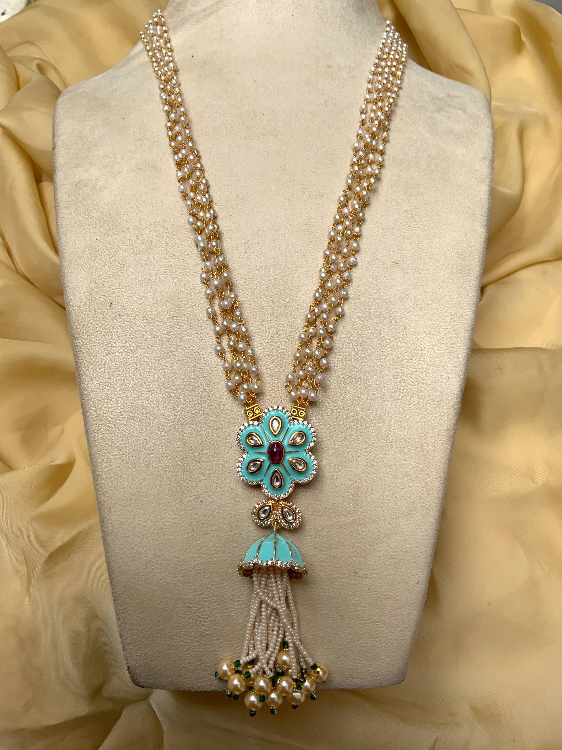 Stunning Kemp Stone Mala - necklace by Abdesigns Jewellery