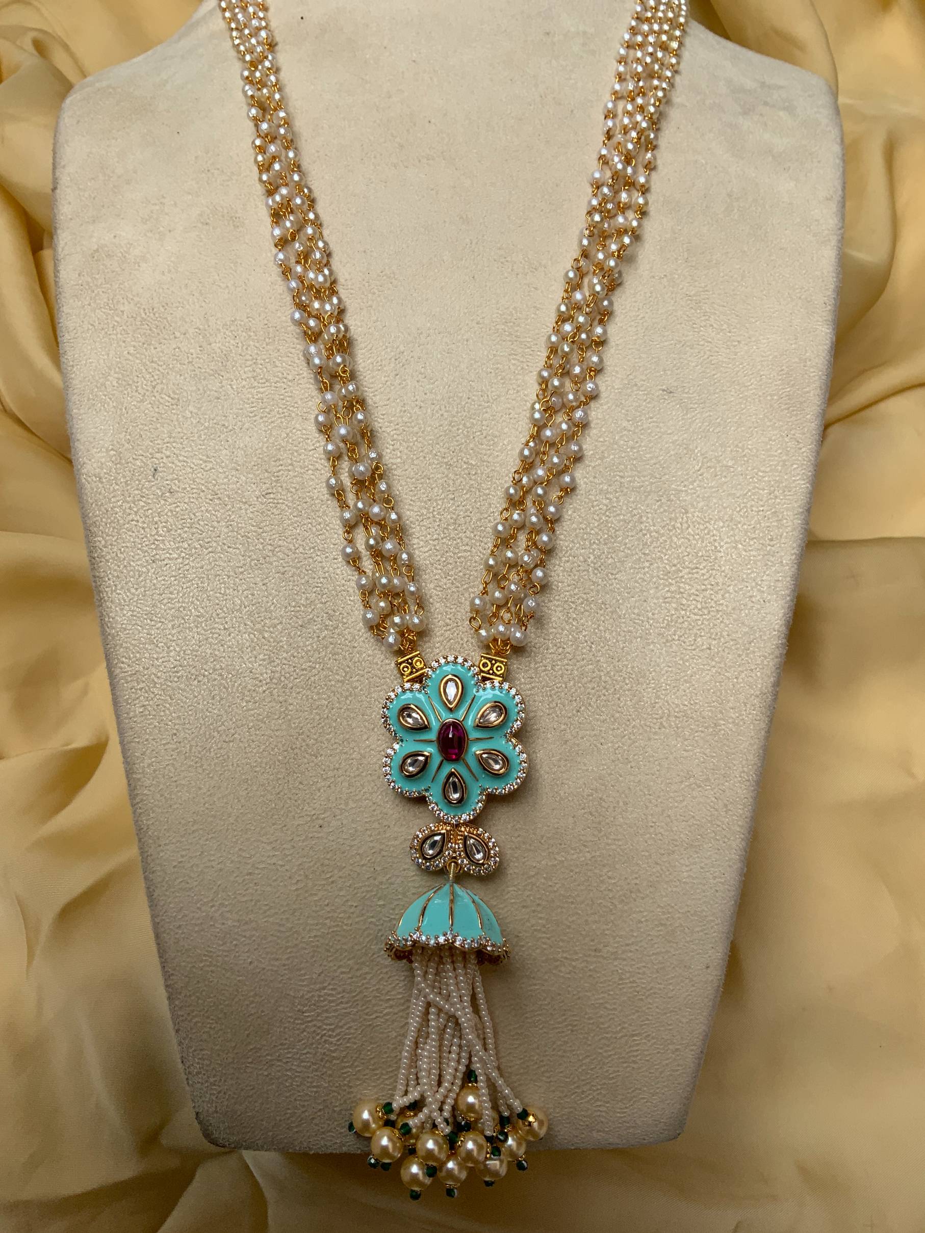 Stunning Kemp Stone Mala - necklace by Abdesigns Jewellery