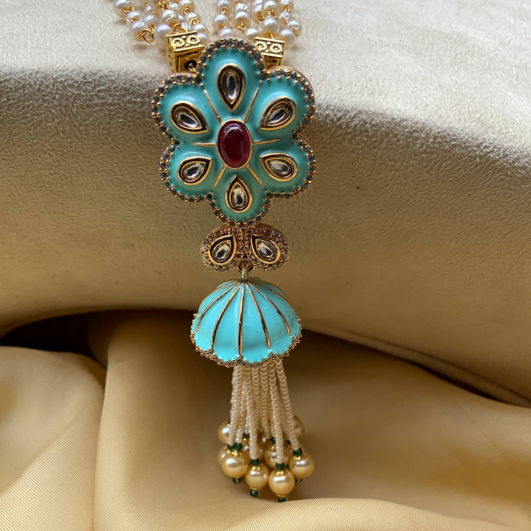 Stunning Kemp Stone Mala - necklace by Abdesigns Jewellery