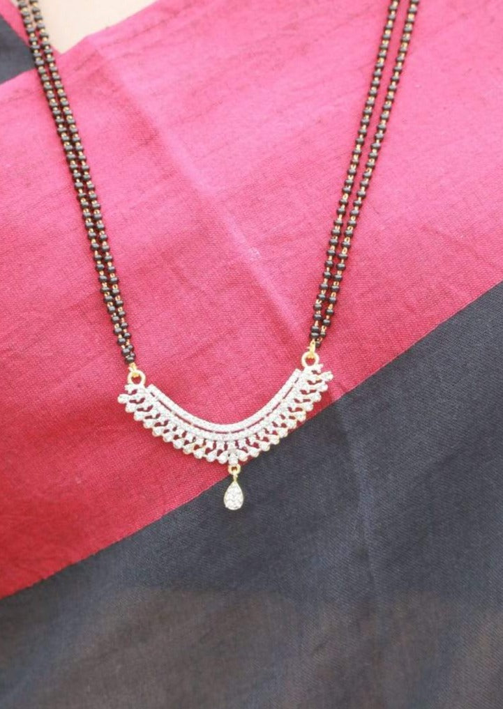 Alice Christy Wedding Inspired Diamond Mangalsutra - Abdesignsjewellery
