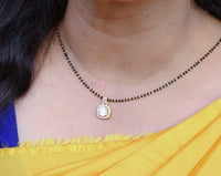 Thumbnail for Square AD Round Stone Mangalsutra