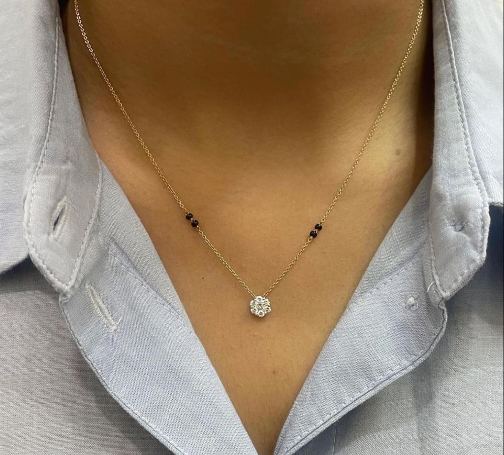 Minimalist mangalsutra deals