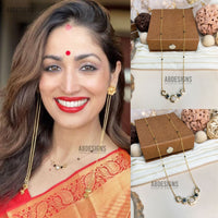 Thumbnail for Yami Gautam Wedding Inspired Timeless Gold Plated Fine Mangalsutra
