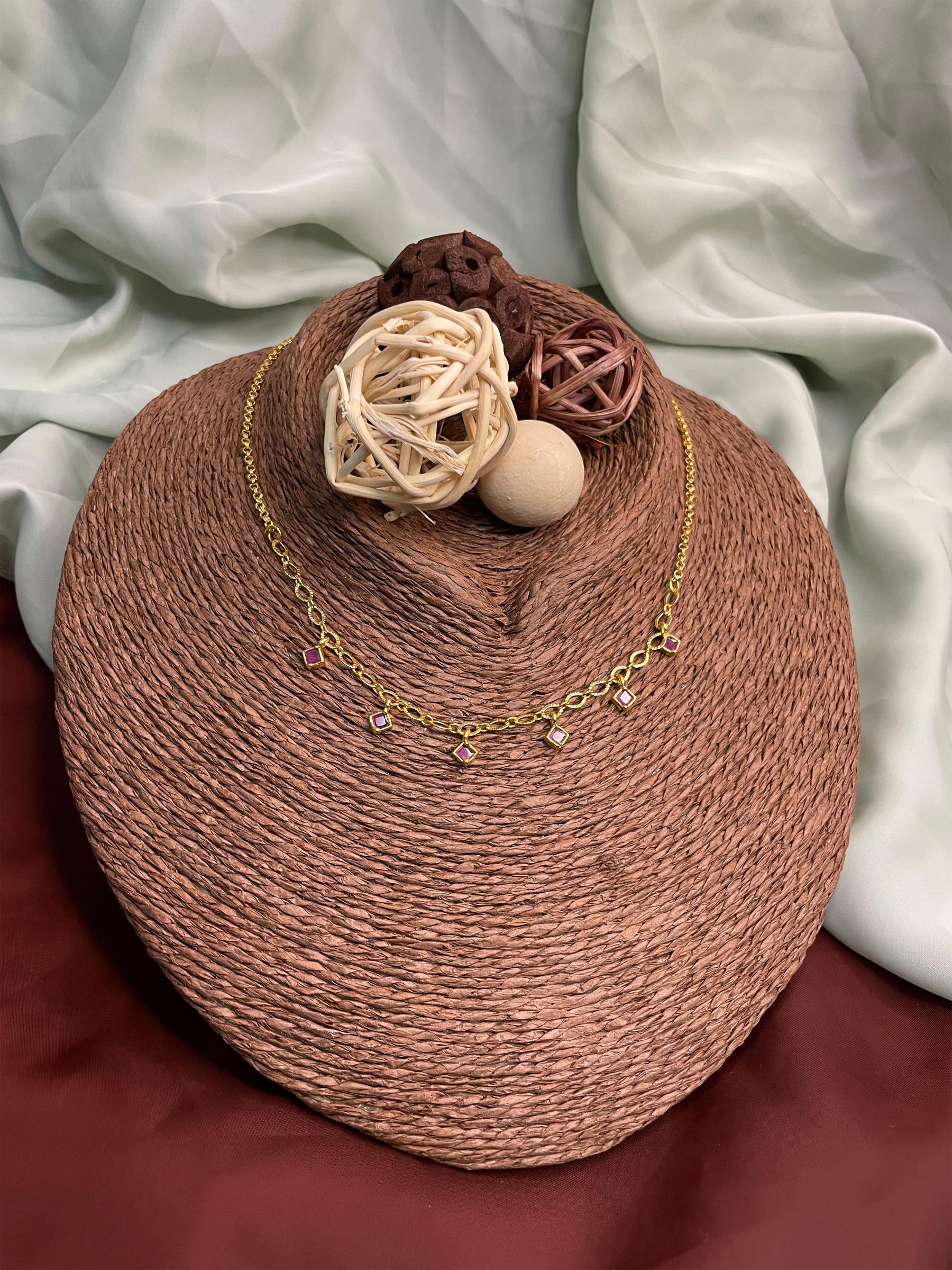 Dailywear Square Necklace - Abdesignsjewellery