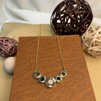 Thumbnail for Timeless Gold Plated Fine Pendant & Chain - Abdesignsjewellery