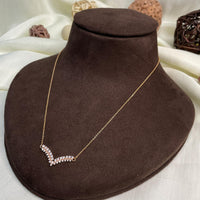 Thumbnail for Premium Diamond AD Stone Pendant & Chain