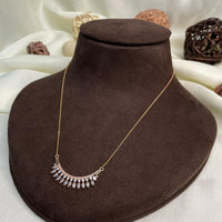 Thumbnail for Elegant Rose Gold Diamond Pendant & Chain