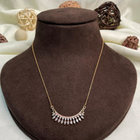 Thumbnail for Elegant Rose Gold Diamond Pendant & Chain