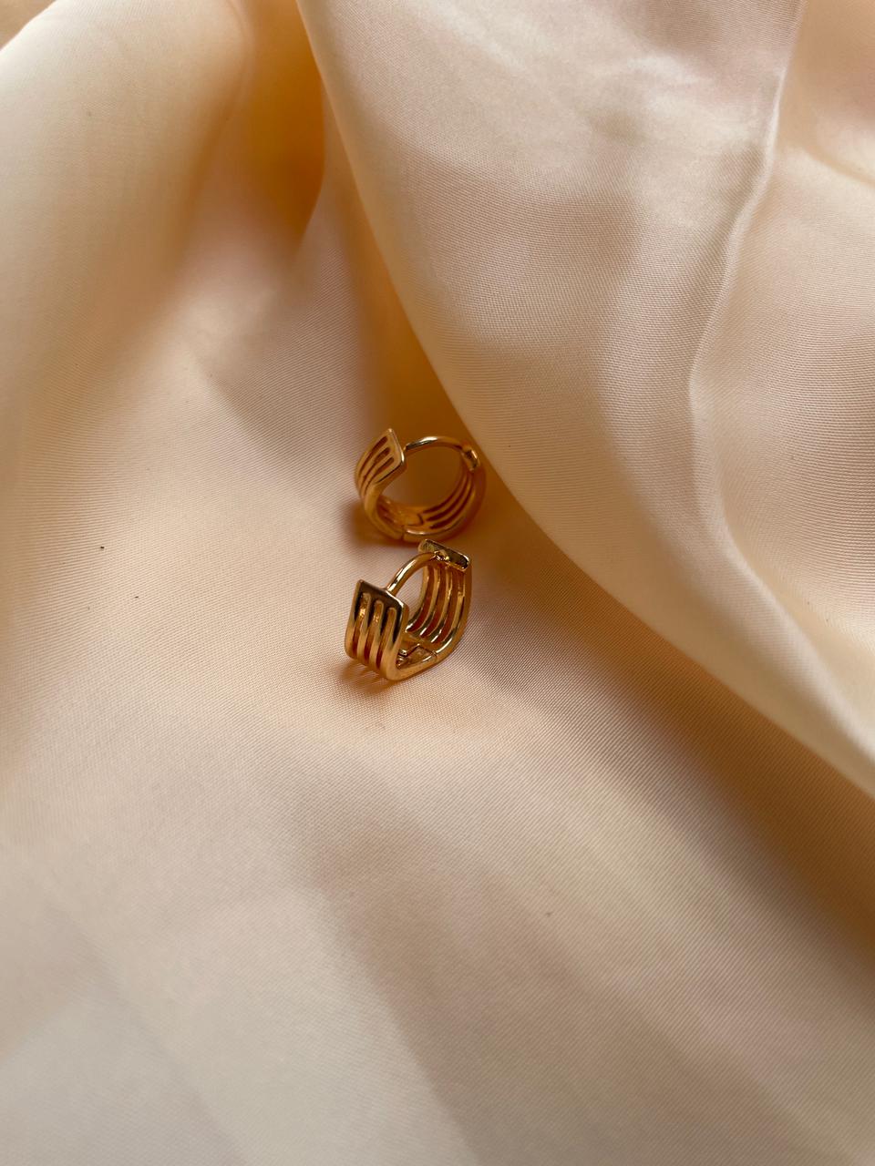 6 Dailywear Gold & Rosegold Bali Earring Combo - Abdesignsjewellery