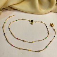 Thumbnail for Simple Gold plated Colouring Anklets