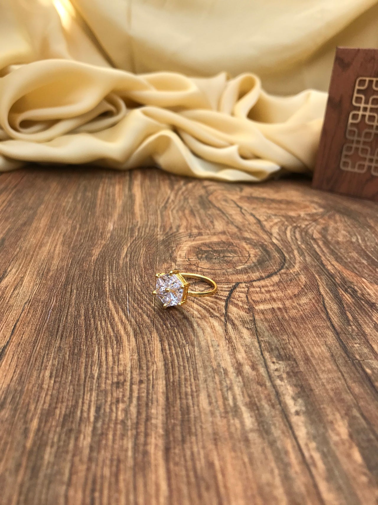 Cz American Diamond Ring - Abdesignsjewellery