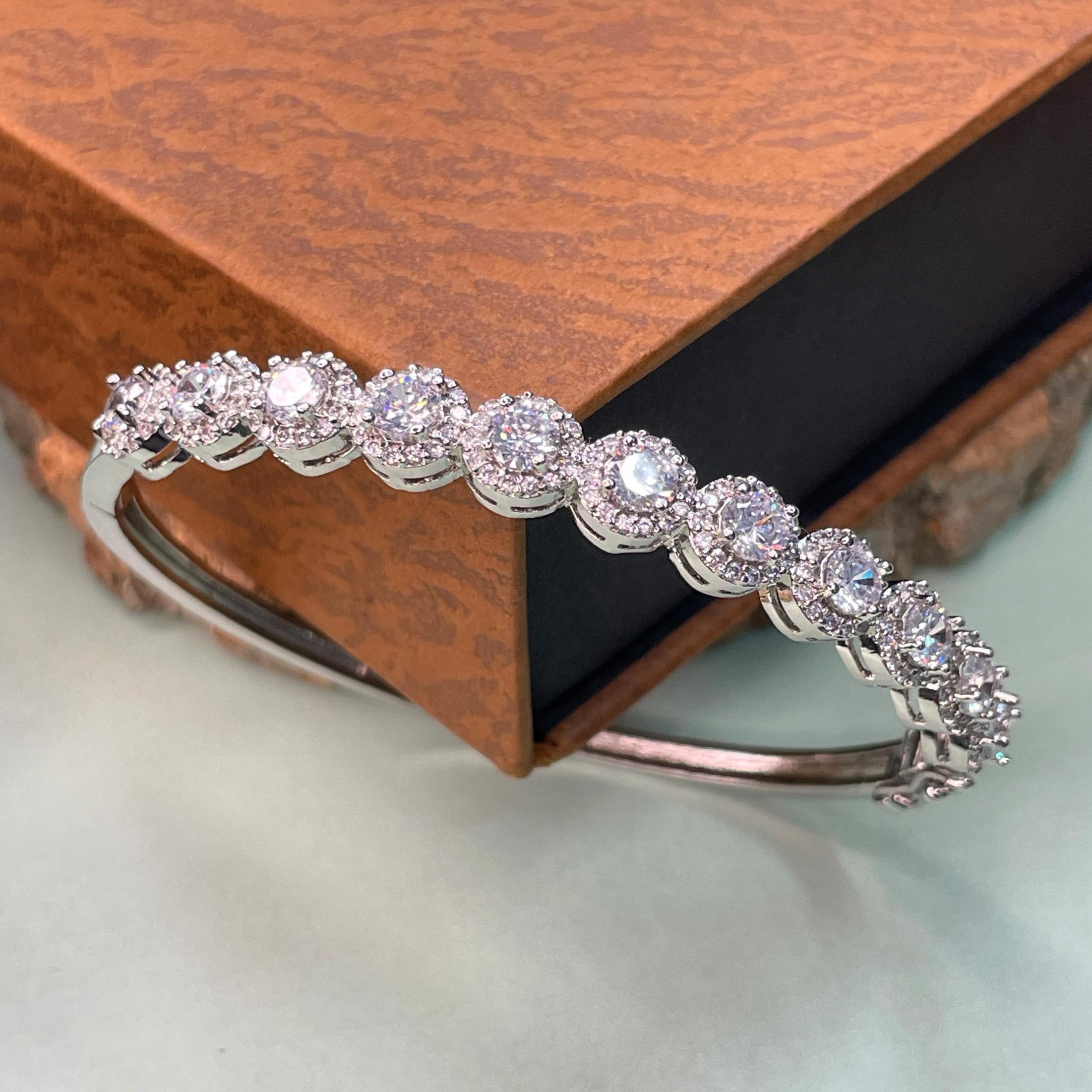 Beautiful High Quality Silver Cz Bracelet - Abdesignsjewellery