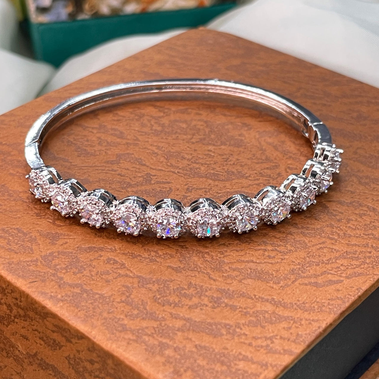 Beautiful High Quality Silver Cz Bracelet - Abdesignsjewellery