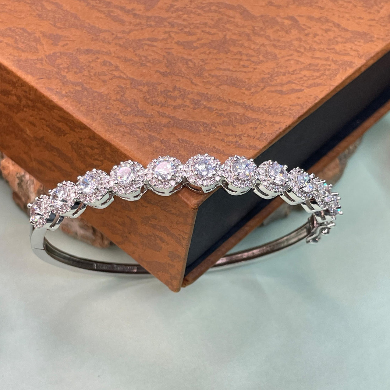 Beautiful High Quality Silver Cz Bracelet - Abdesignsjewellery