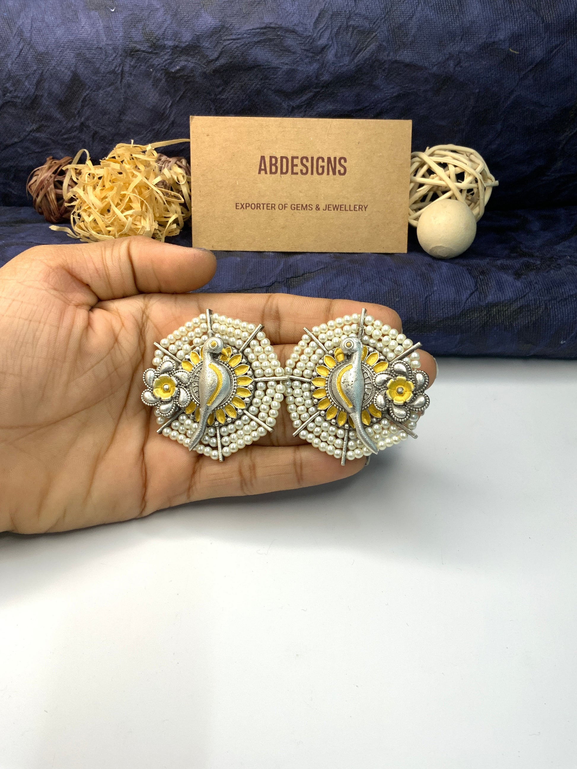 High Quality Fusion Parrot Stud Earrings - earrings by Abdesigns Jewellery
