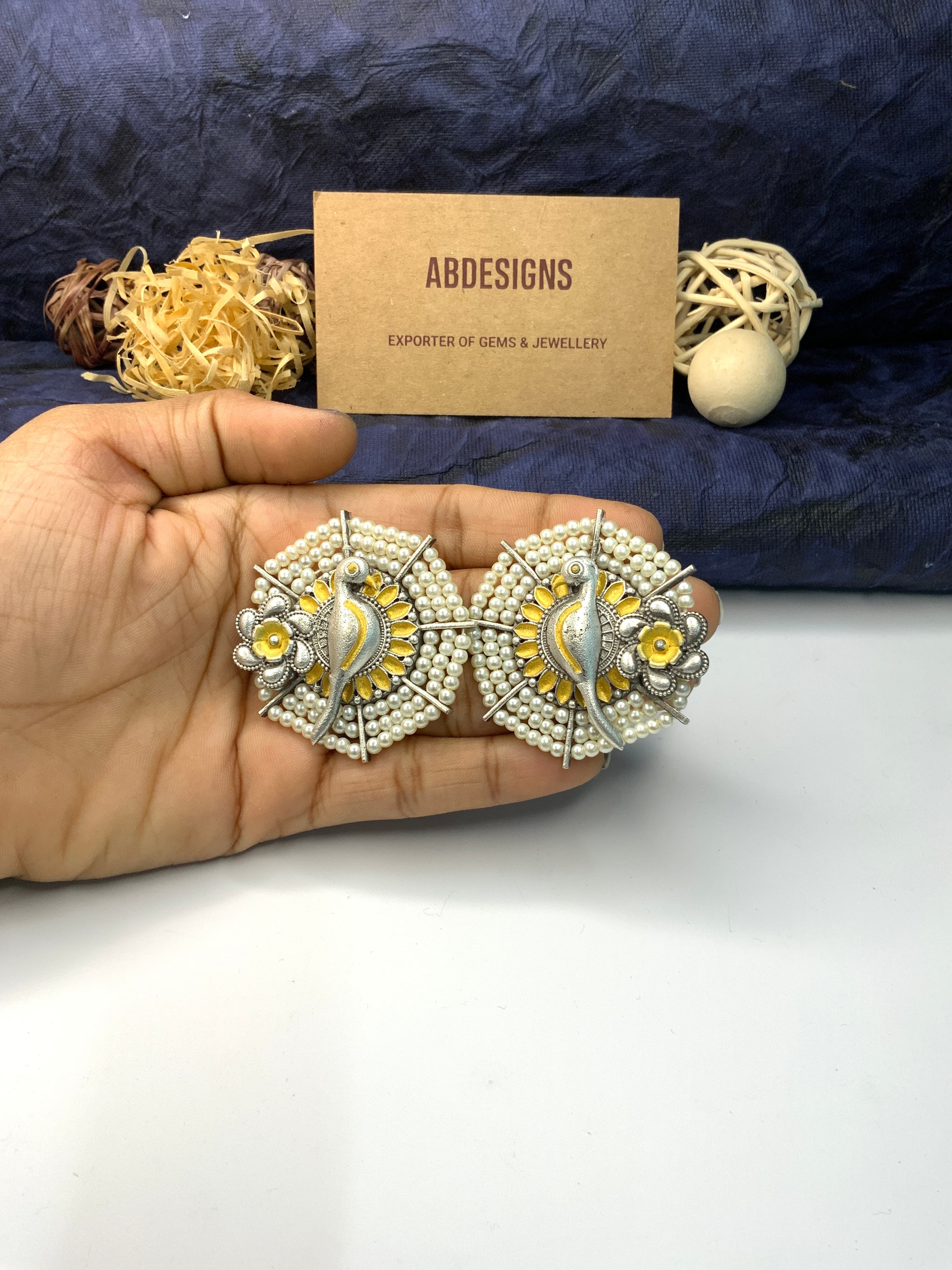 High Quality Fusion Parrot Stud Earrings - earrings by Abdesigns Jewellery