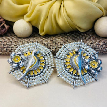 High Quality Fusion Parrot Stud Earrings - earrings by Abdesigns Jewellery