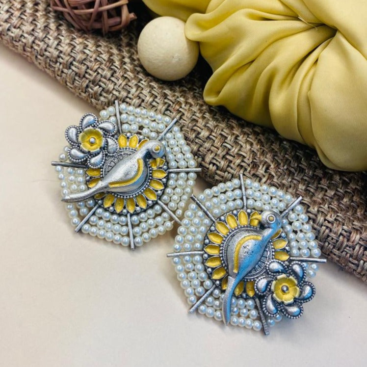 High Quality Fusion Parrot Stud Earrings - earrings by Abdesigns Jewellery
