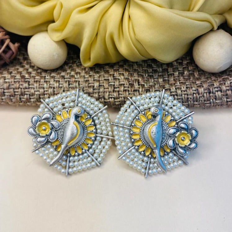 High Quality Fusion Parrot Stud Earrings
