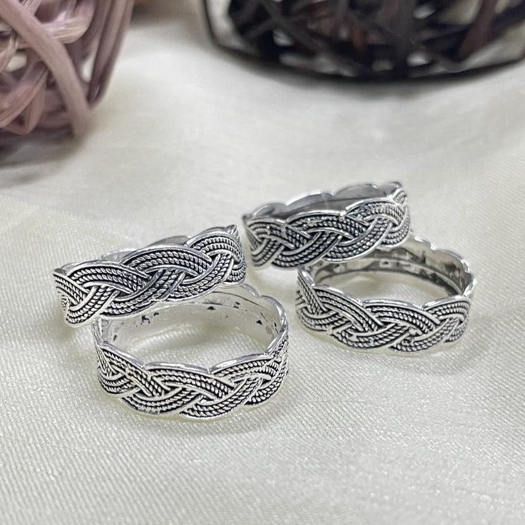 Elegant DailyWear Silver Plated ToeRing - Abdesignsjewellery